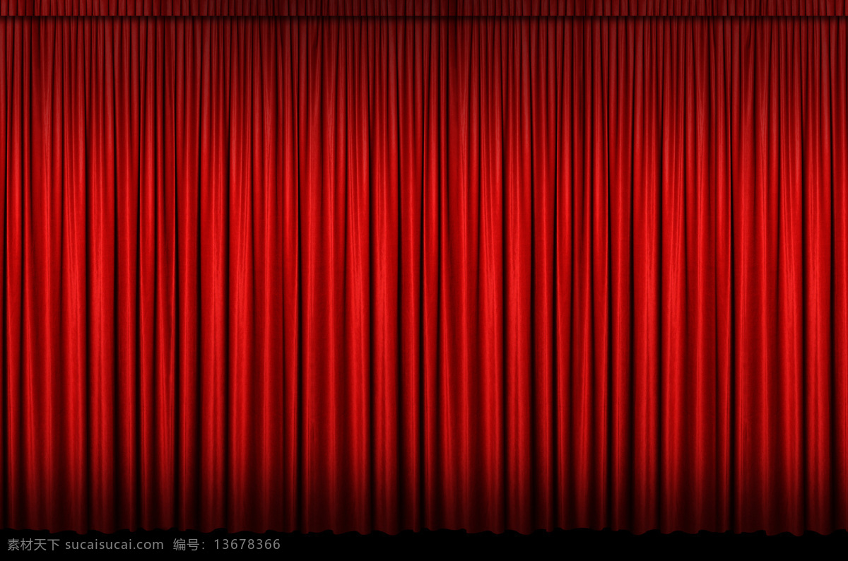 红色 幕布 舞台 展台 立体 背景