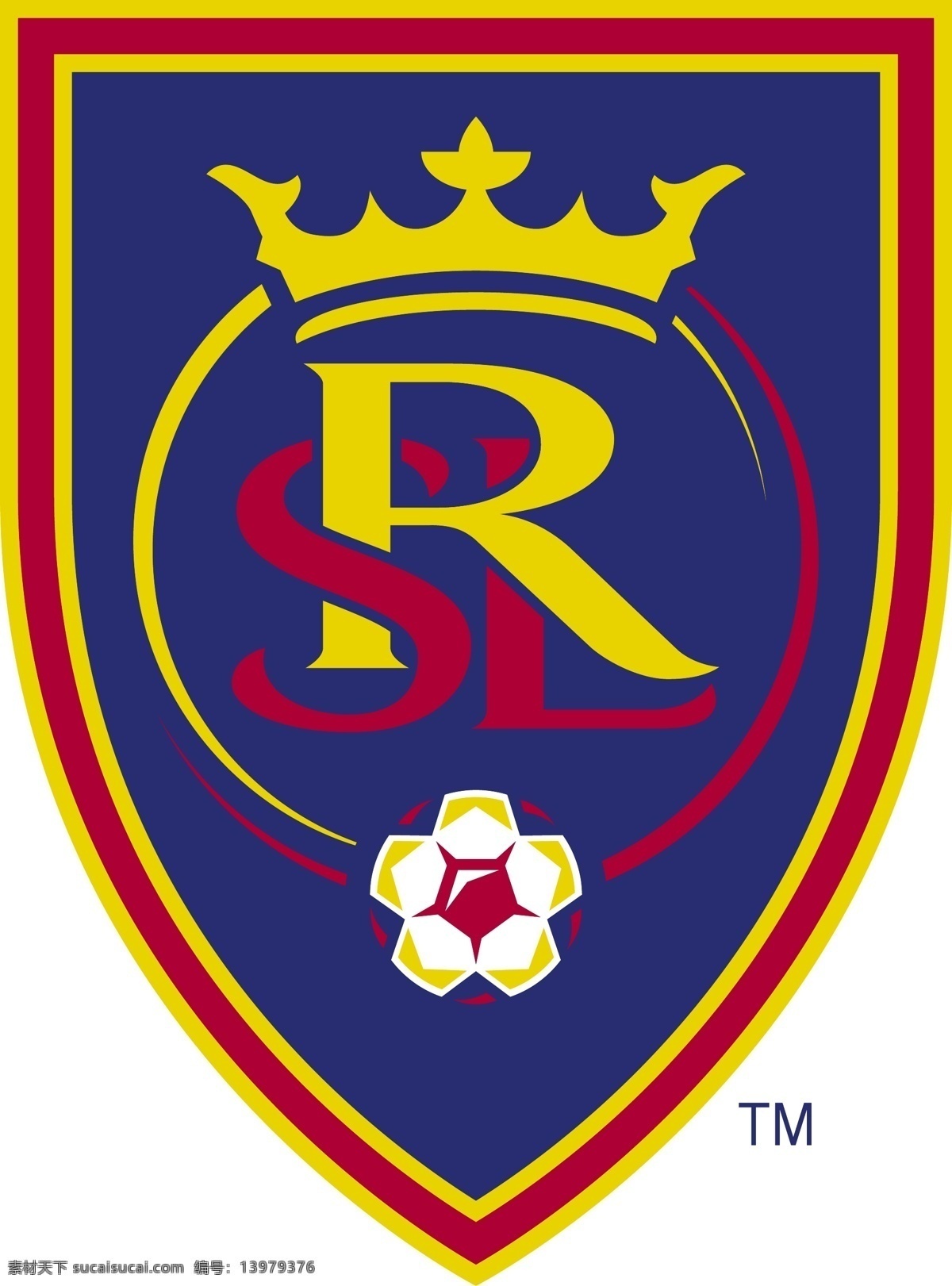 皇家 盐湖城 足球 俱乐部 徽标 logo设计 美国 足球大联盟 联赛 矢量图