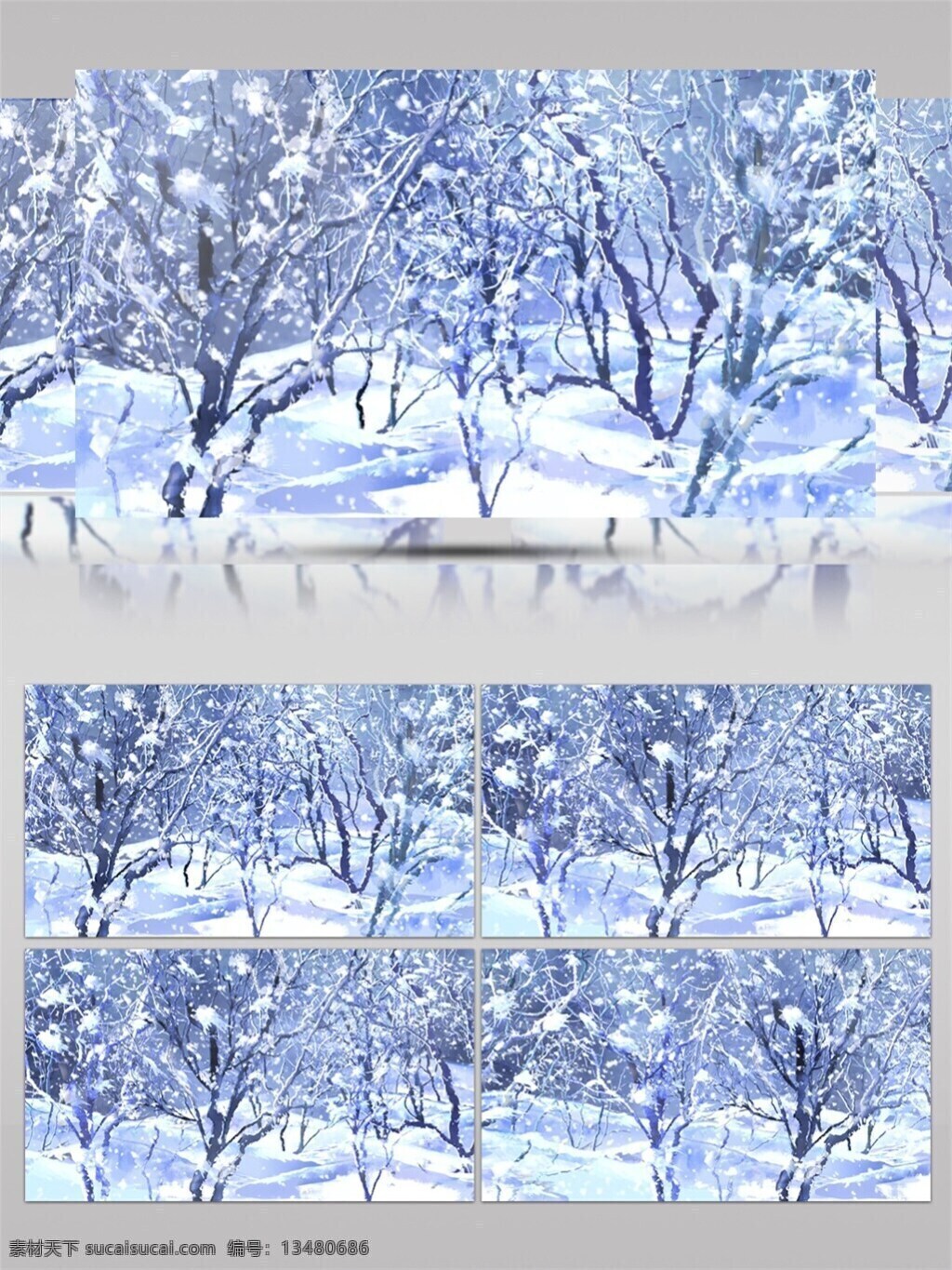 雪白 树林 高清 视频 冬天树林 好看背景素材 好看壁纸 美丽景色 树林白色