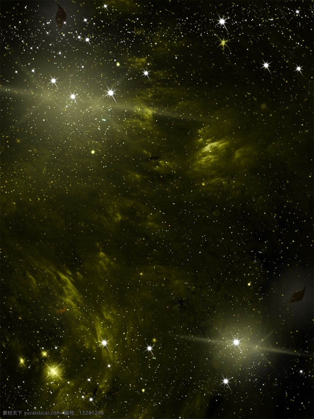 简约 梦幻 黄色 发光 星空 星河 系列 原创 背景 星空背景 星光 质感 银河 原创背景 简约风格