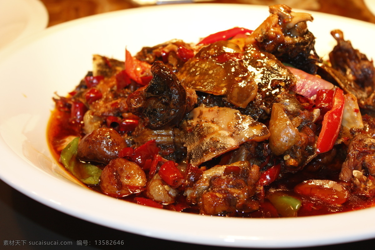 红烧脚鱼 烧红烧 红椒脚鱼 红烧鳖 江西菜 食物 餐饮美食 传统美食