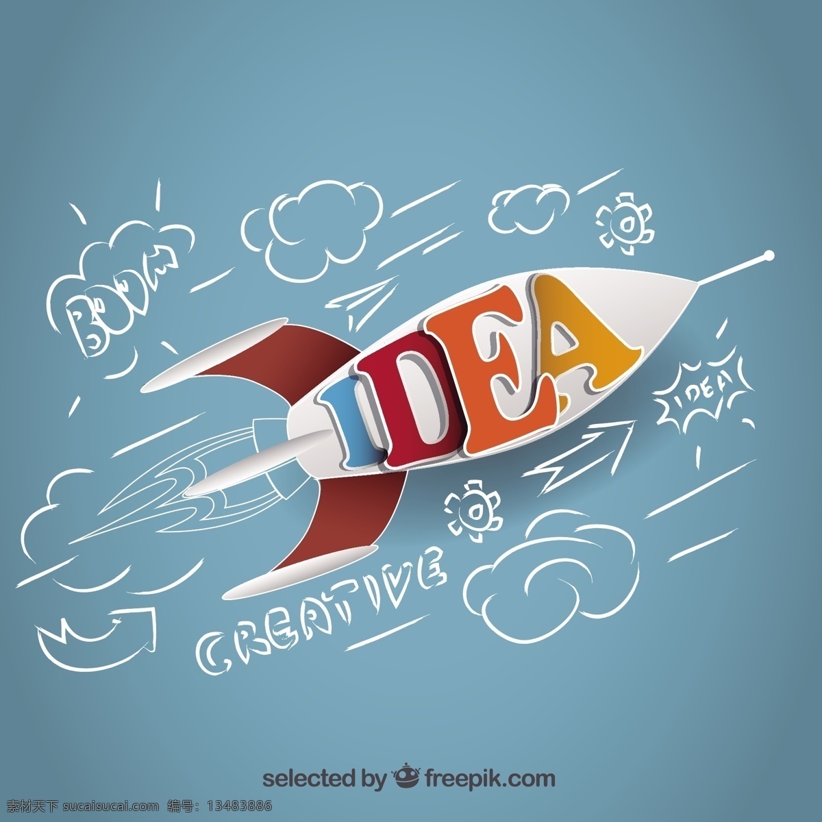 火箭的想法 商务 创意 空间 火箭 成功 创新 飞行 飞船 启动 启动成功