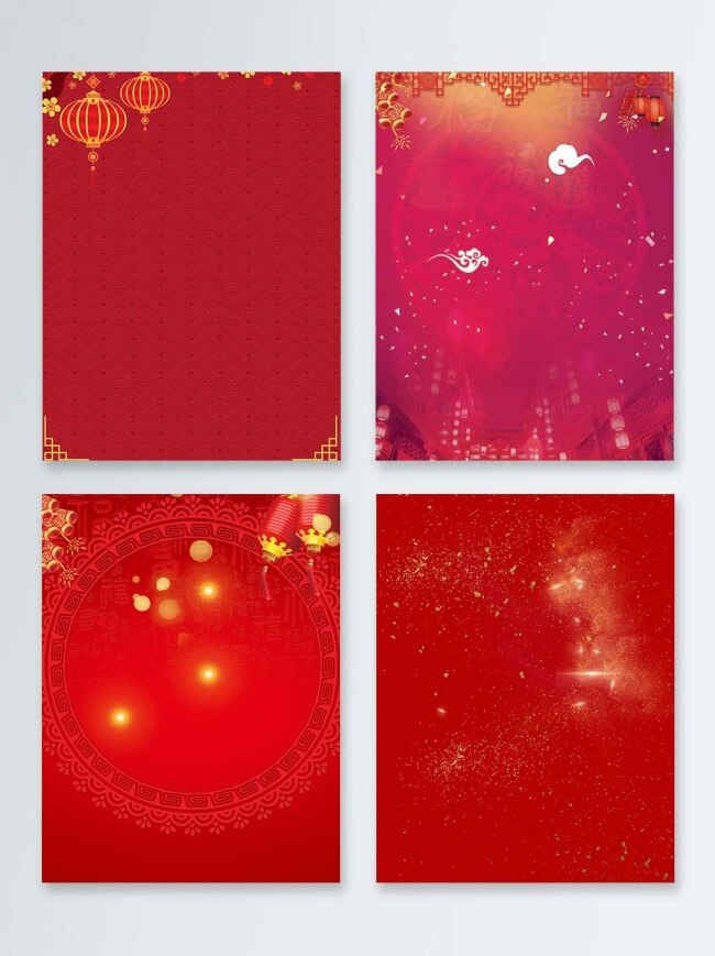 新春 红色 喜庆 装饰 背景 春节 狗年 欢乐 新年