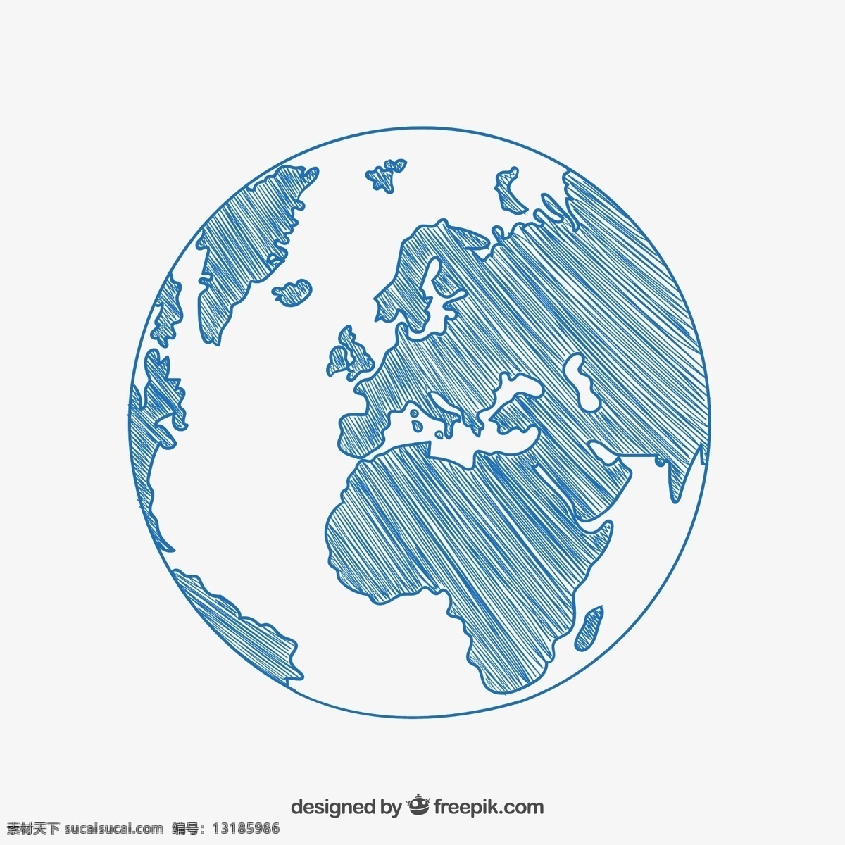 手绘地球 手绘 地球 装饰 卡片 地图 插画 背景 海报 画册