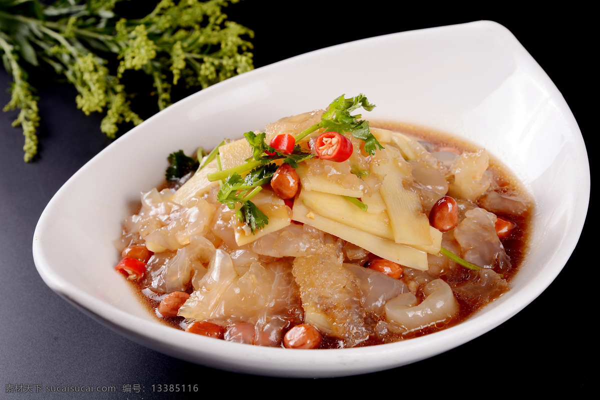 冬笋拌蛰头 捞汁蛰头 酸辣蛰头 醋椒蛰头 凉菜 餐饮美食 传统美食