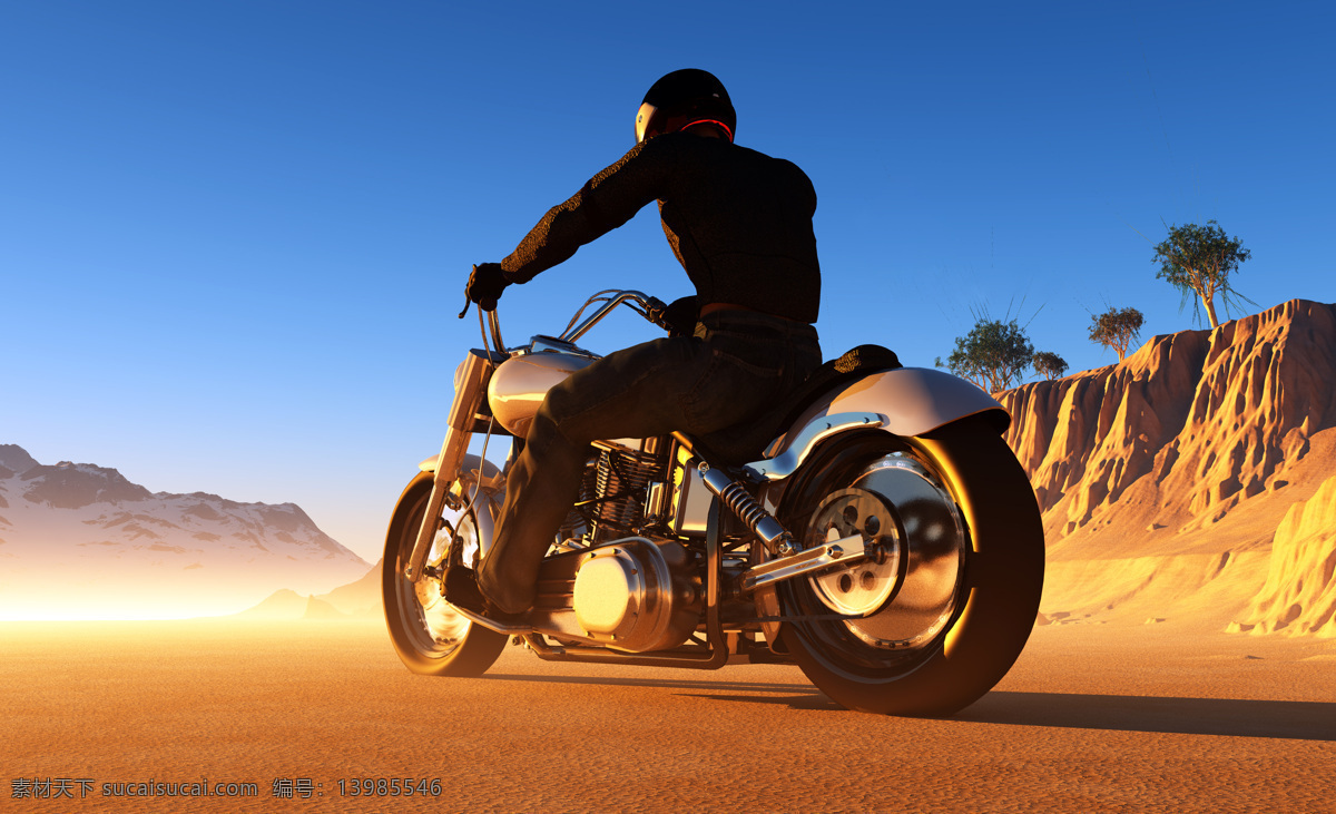 野外 骑 摩托车 男人 人物 汽车图片 现代科技