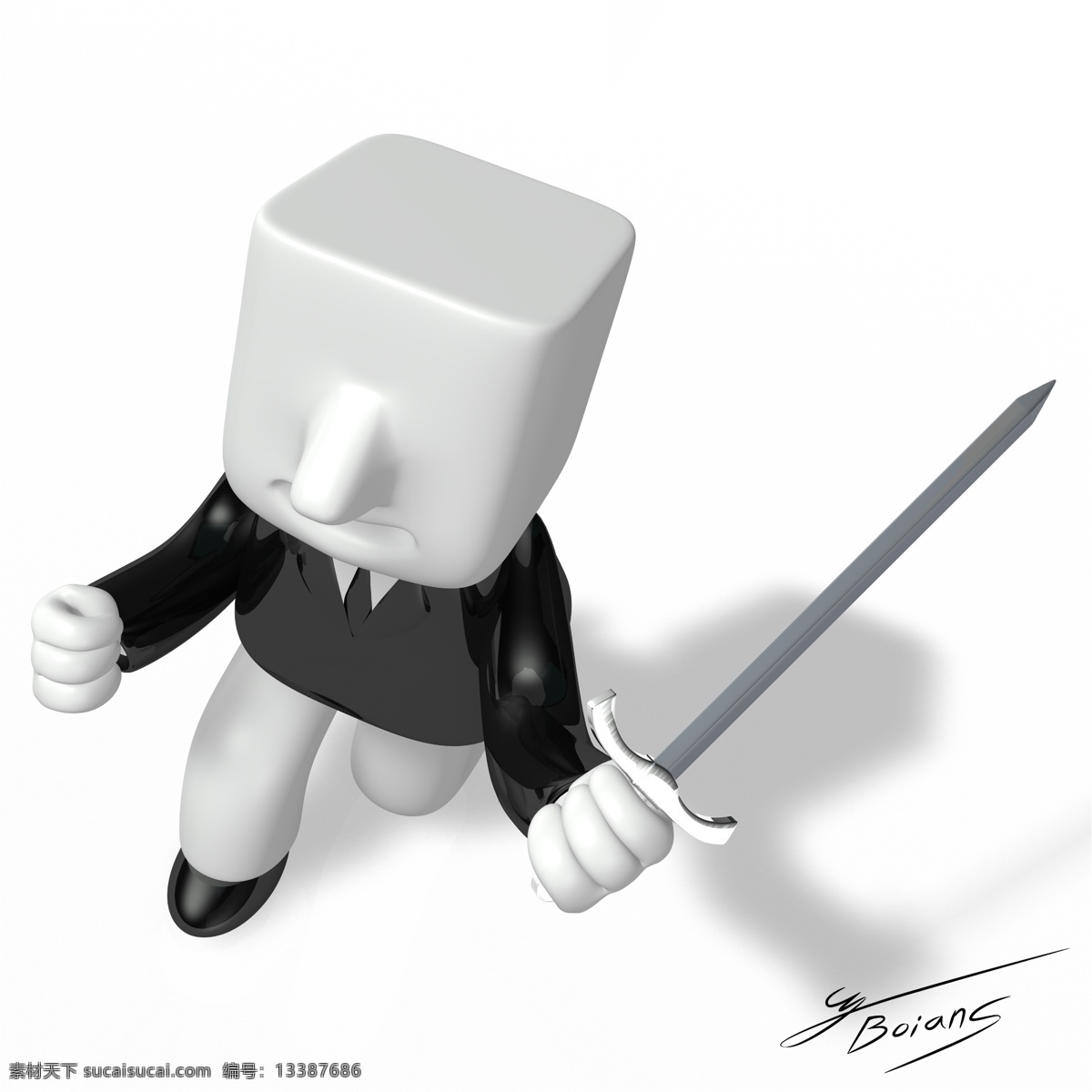 手 剑 人物 3d人物 商务人物 舞剑 psd源文件