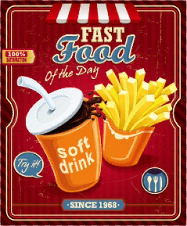 西式 薯条 饮料 背景 图 广告背景 广告 背景素材 素材免费下载 黄色