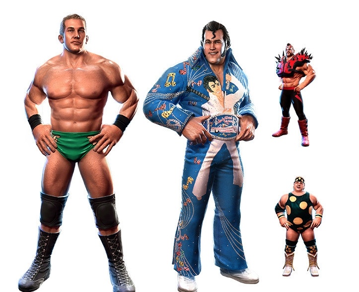 摔角游戏人物 摔角人物 摔角游戏 肌肉人 筋肉人 肌肉男 大只佬 wwe 游戏角色 分层 源文件