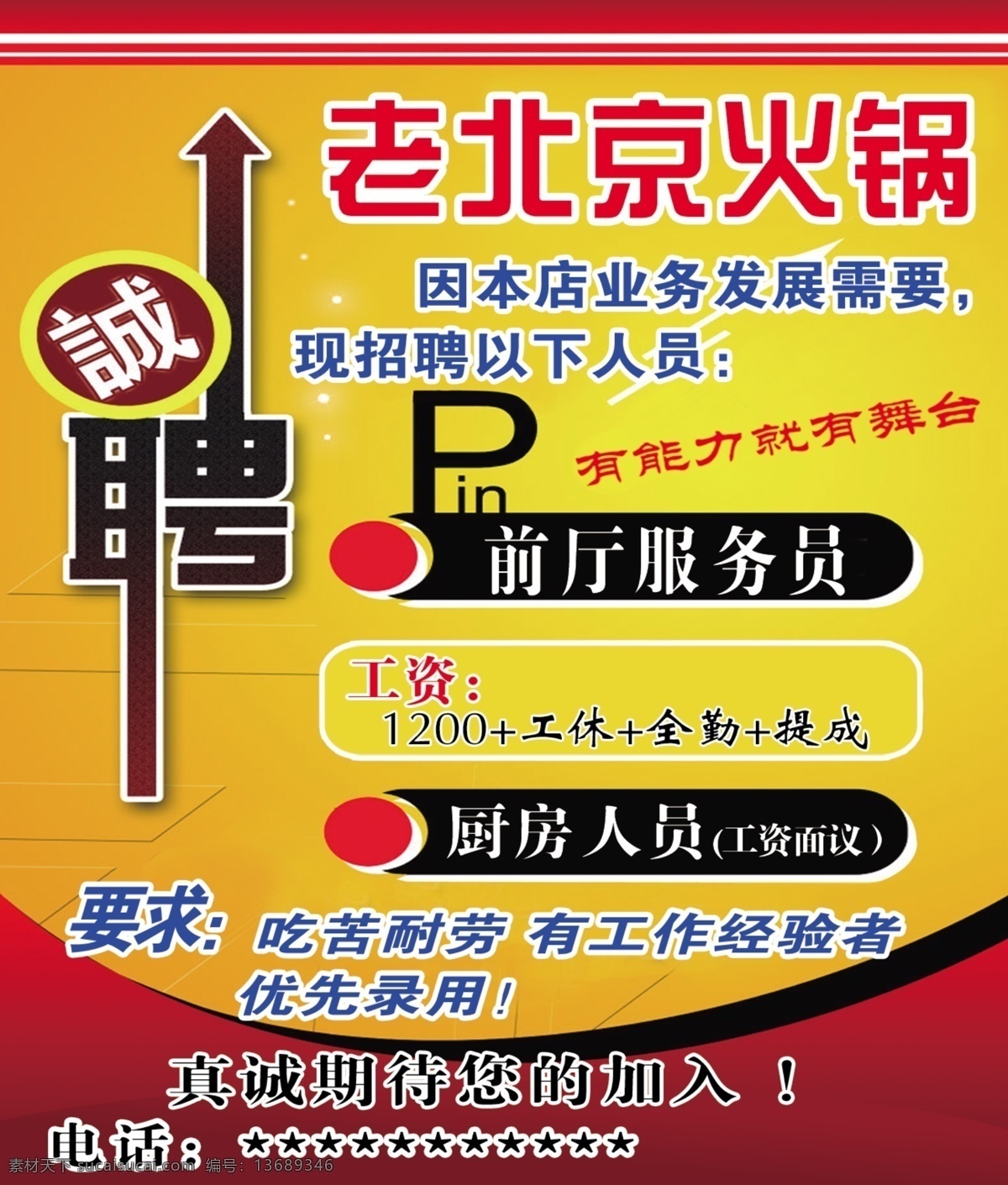 老 北京 火锅 dm 单 老北京火锅 招聘 招工 dm宣传单 广告设计模板 源文件