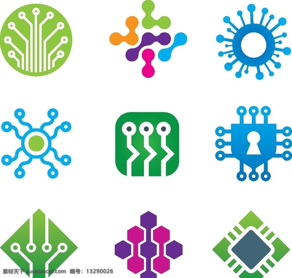 科技图标 图标 logo设计 标识 电路板 图标设计 几何图案 商务 商业图标 公司图标 企业 logo 网络标签 网页标签 标志 网站图标 网页图标 程序图标 标签 小图标 标识标志图标 矢量 标志图标