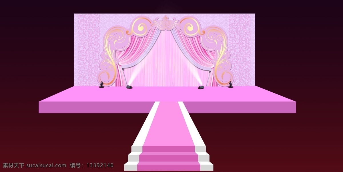 舞台效果图 舞台 活动 庆典 晚会 3d作品 3d设计 婚庆 婚庆效果图 3d 效果图 分层