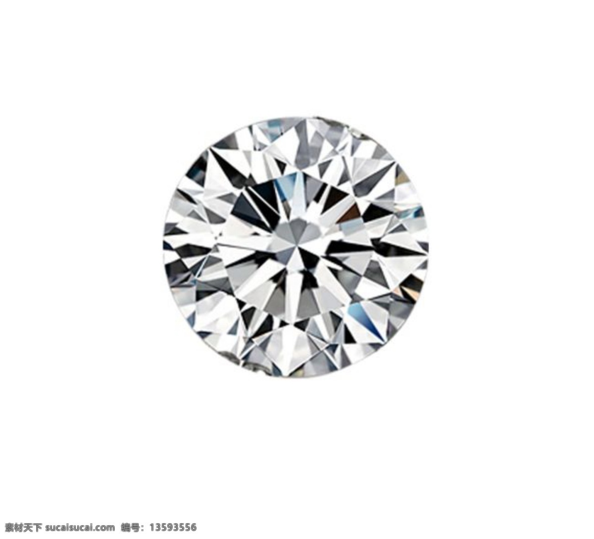 单颗钻石素材 单颗 钻石 平面 抠图 分层