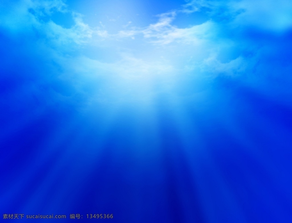 蓝色天空背景 蓝天 天空 蓝色 自然风景 自然景观