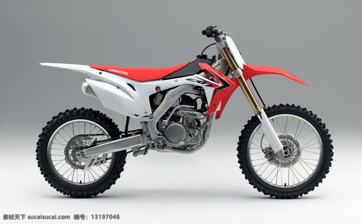 本田 交通工具 摩托车 跑车 山地车 现代科技 越野车 登山车 honda crf 矢量图