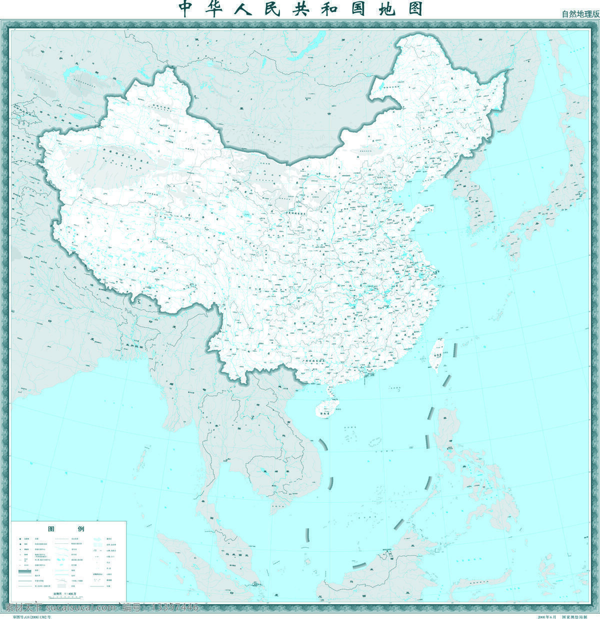万 自然地理 版 地形图 生活百科 设计图库