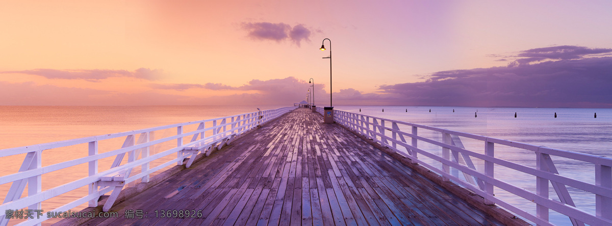 旅游 夕阳 下海 景 唯美 背景 banner 粉色