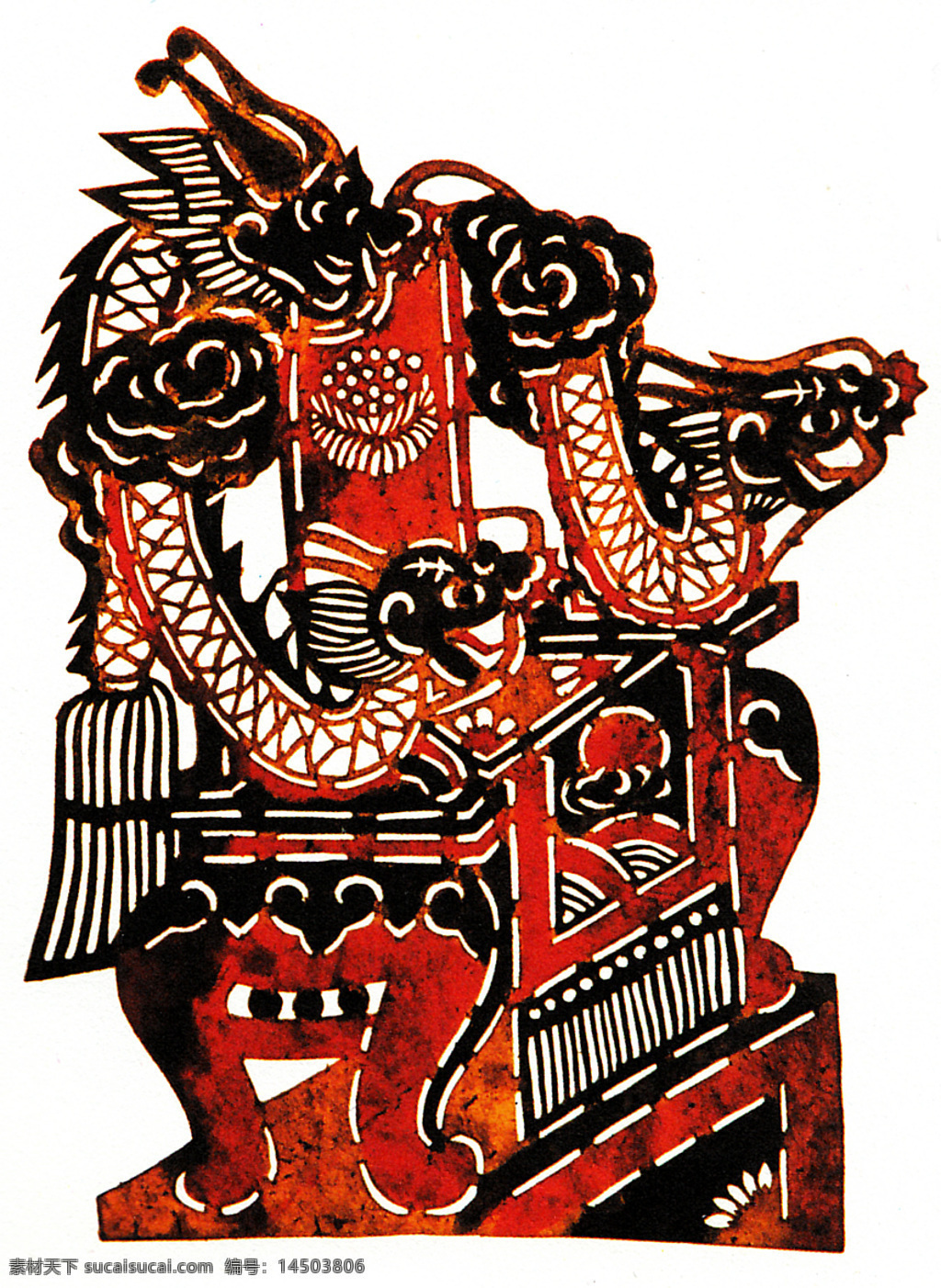 皮影 民间艺术 龙椅 驴皮 黑龙江省 海伦市 设计素材 皮影专辑 民间美术 书画美术 白色