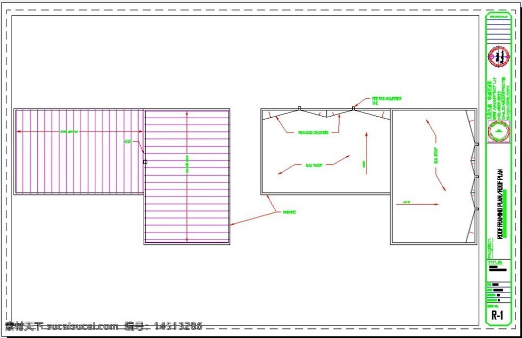 库 顶 木 栏杆 建筑 3d模型素材 建筑模型
