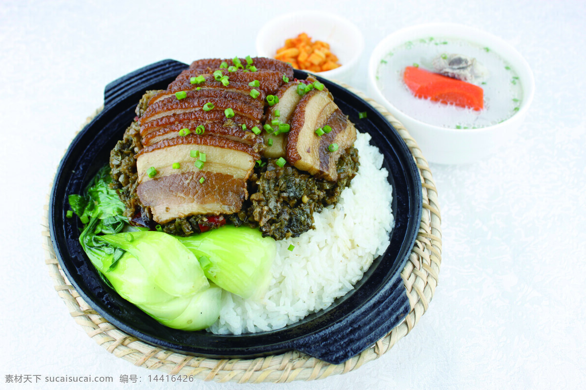 梅 菜 扣肉 煲仔饭 梅菜扣肉 中式美食 传统美食 餐饮美食