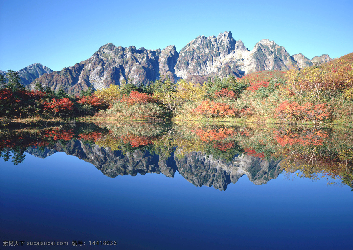 湖水 蓝天 间 碧绿 自然景观 山水风景 秀丽山水 摄影图库