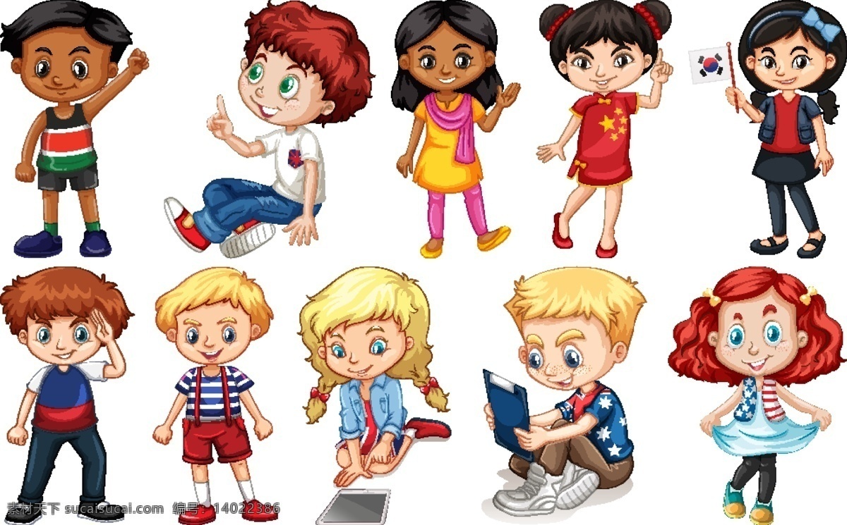 卡通儿童图片 卡通儿童 儿童 快乐 生活 儿童素材 漫画 小孩 小学生 人物形象 儿童节素材 卡通设计