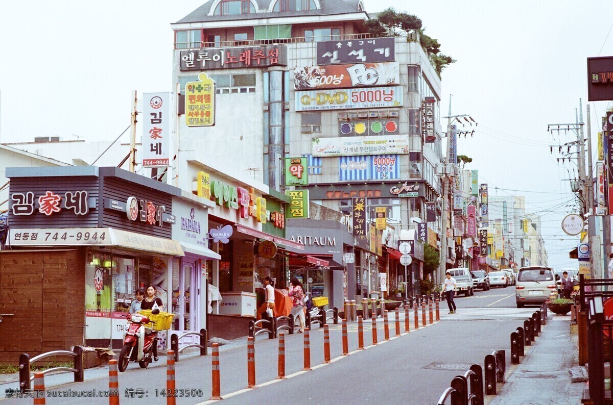 韩国 街景 志巴计夭南略 psd源文件