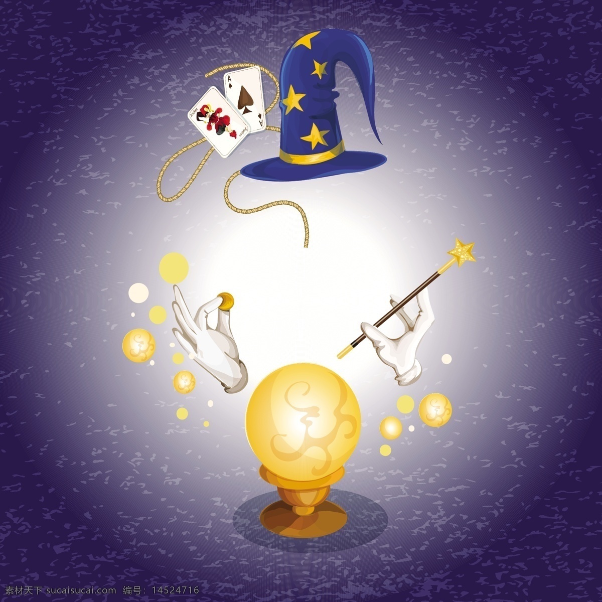 具有 向导 项 背景 手 色彩 装饰 丰富多彩 帽子 魔术 卡片 魔术师 背景色 闪亮 巫师 魔术棒 物品 魔杖 魅力 魔法