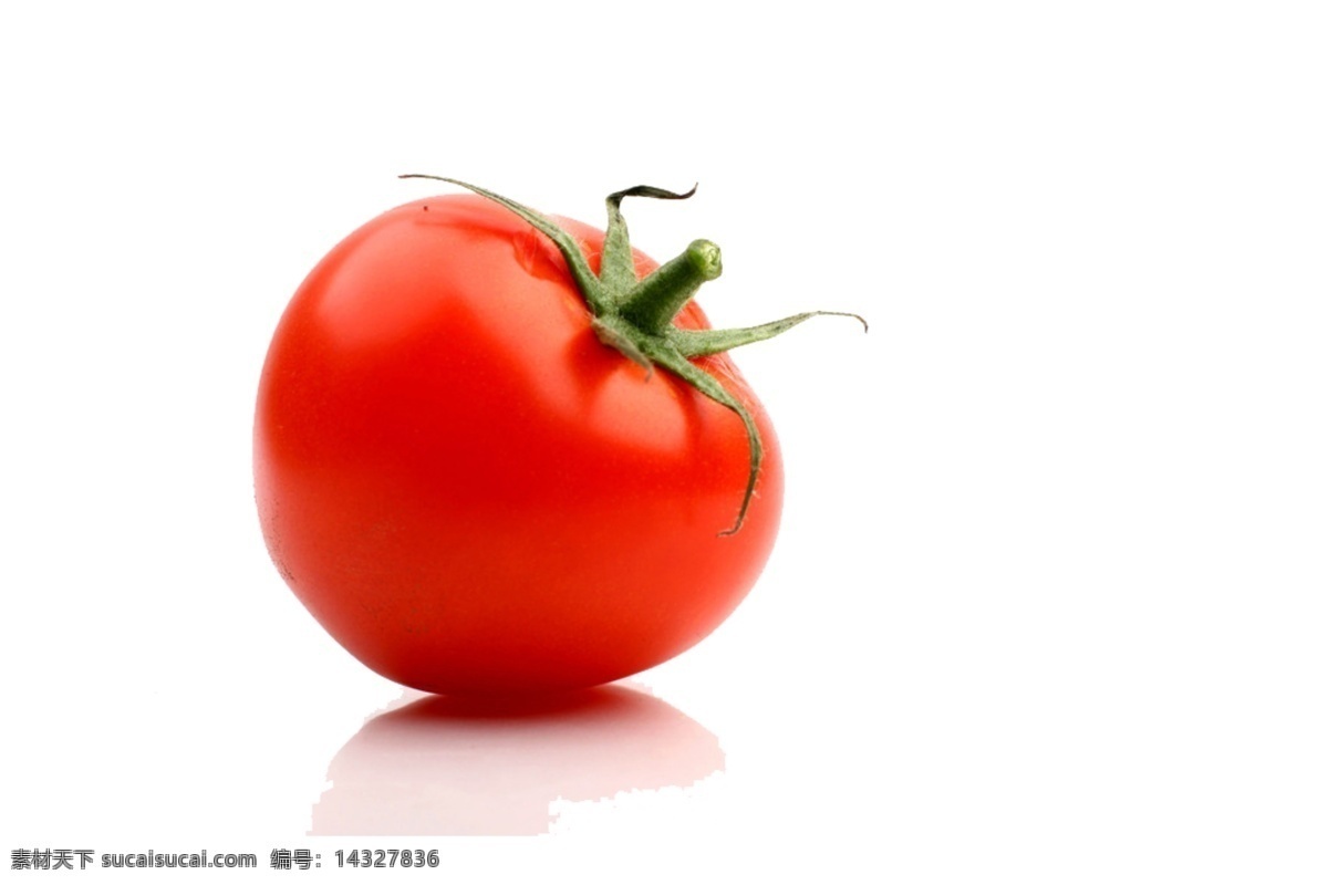 一个番茄 免抠 西红柿 白色