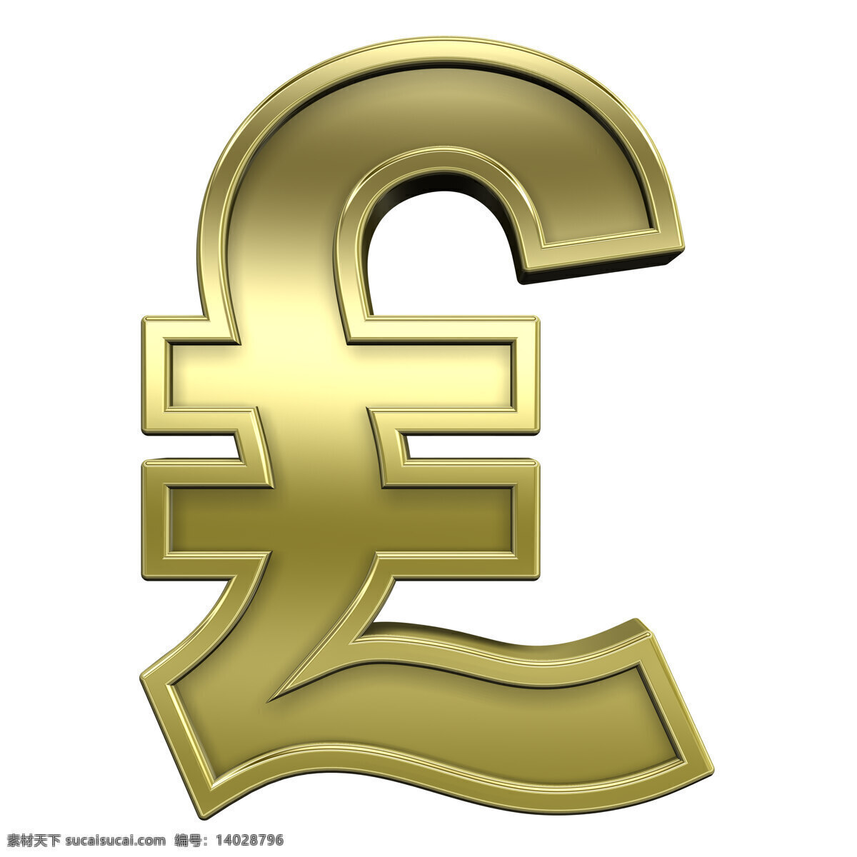 英镑的符号从闪亮的金框字符集素材图片下载-素材编号14028796-素材天下图库
