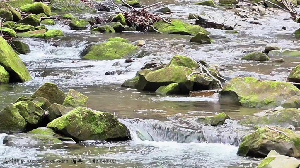 视频背景 实拍视频 视频 视频素材 视频模版 河水 石头 石头视频