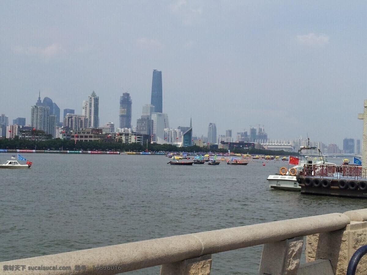 珠江 端午 建筑景观 龙舟 码头 自然景观 水警 节日素材 端午节