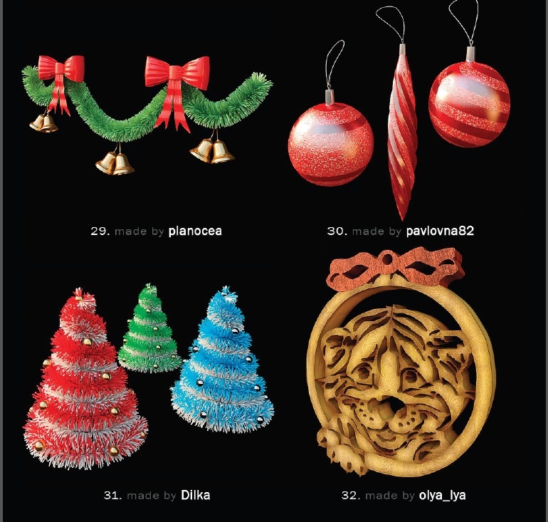 精美 节日 装饰品 模型 3dmax 源文件 带 贴图 圣诞节 礼物 圣诞树 精品 maya obj max 产品级 高质量 包装 高级 高贵 奢饰品 设计模型 3d 合集 其他模型 3d设计模型