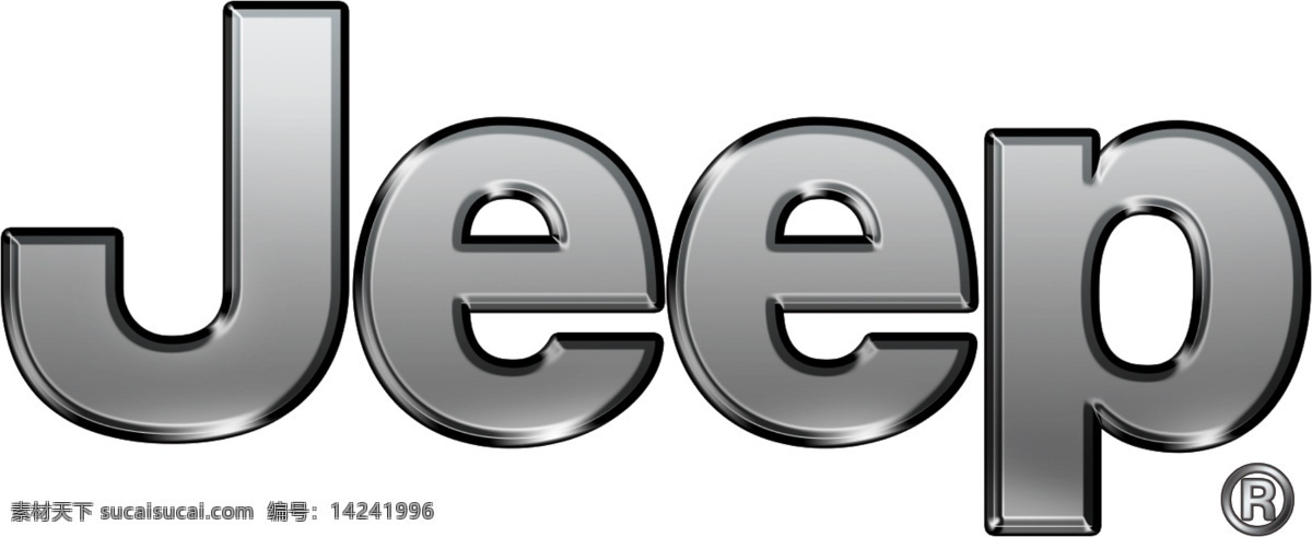 吉普 jeep 汽车 logo 金属字 吉普logo 标志图标 其他图标
