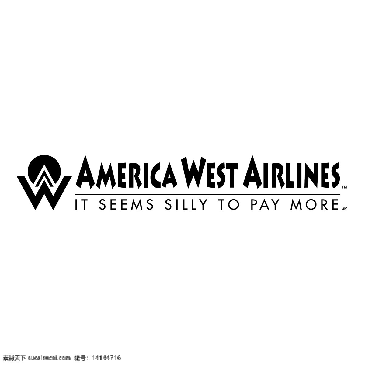 美国 航空公司 西部 红色