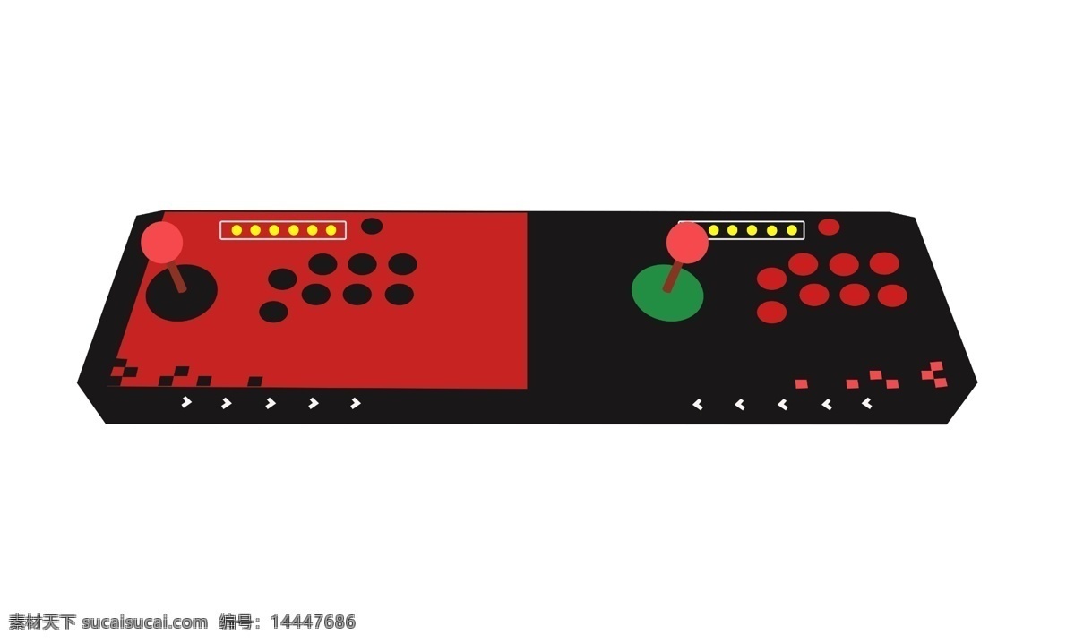 红色 遥控 游戏机 红色的游戏机 卡通插画 游戏插画 娱乐游戏 应用游戏 智能游戏 遥控游戏机