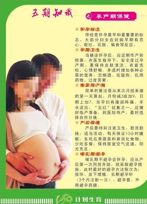 五 期 知识 孕产期 保健 婚前检查 五期知识 计划生育 优生优育 矢量