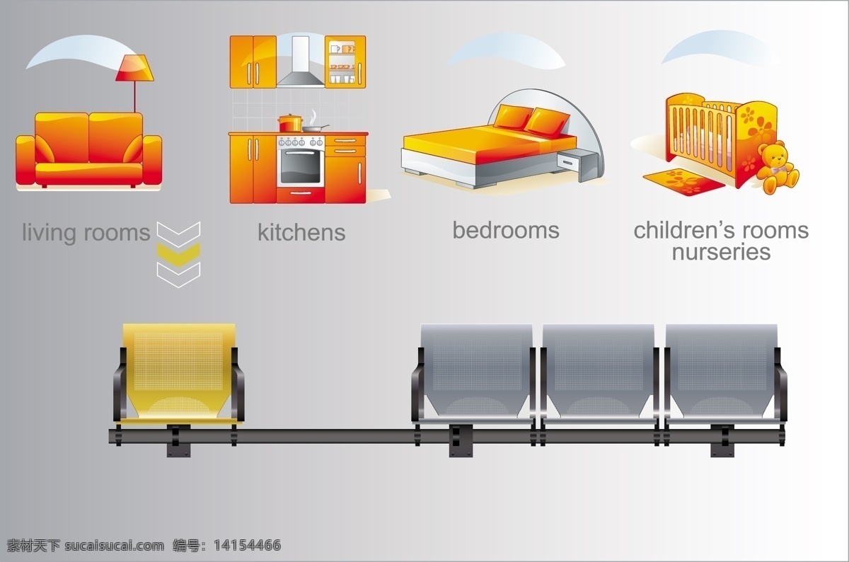 长椅 椅 家具 图标 矢量 sxzj 长椅椅 厨房 厨具 橱柜 大床 家私 沙发 矢量素材 矢量图标 椅子 婴儿床 玩具 建筑家居