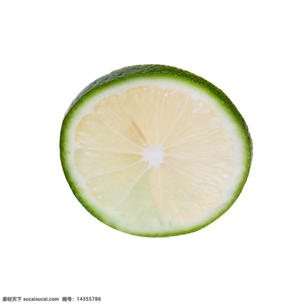 绿色 圆弧 柠檬 水果 食物 元素 吃的 纹理 真实 质感 美味 味道 酸酸的 切开 维生素 调味