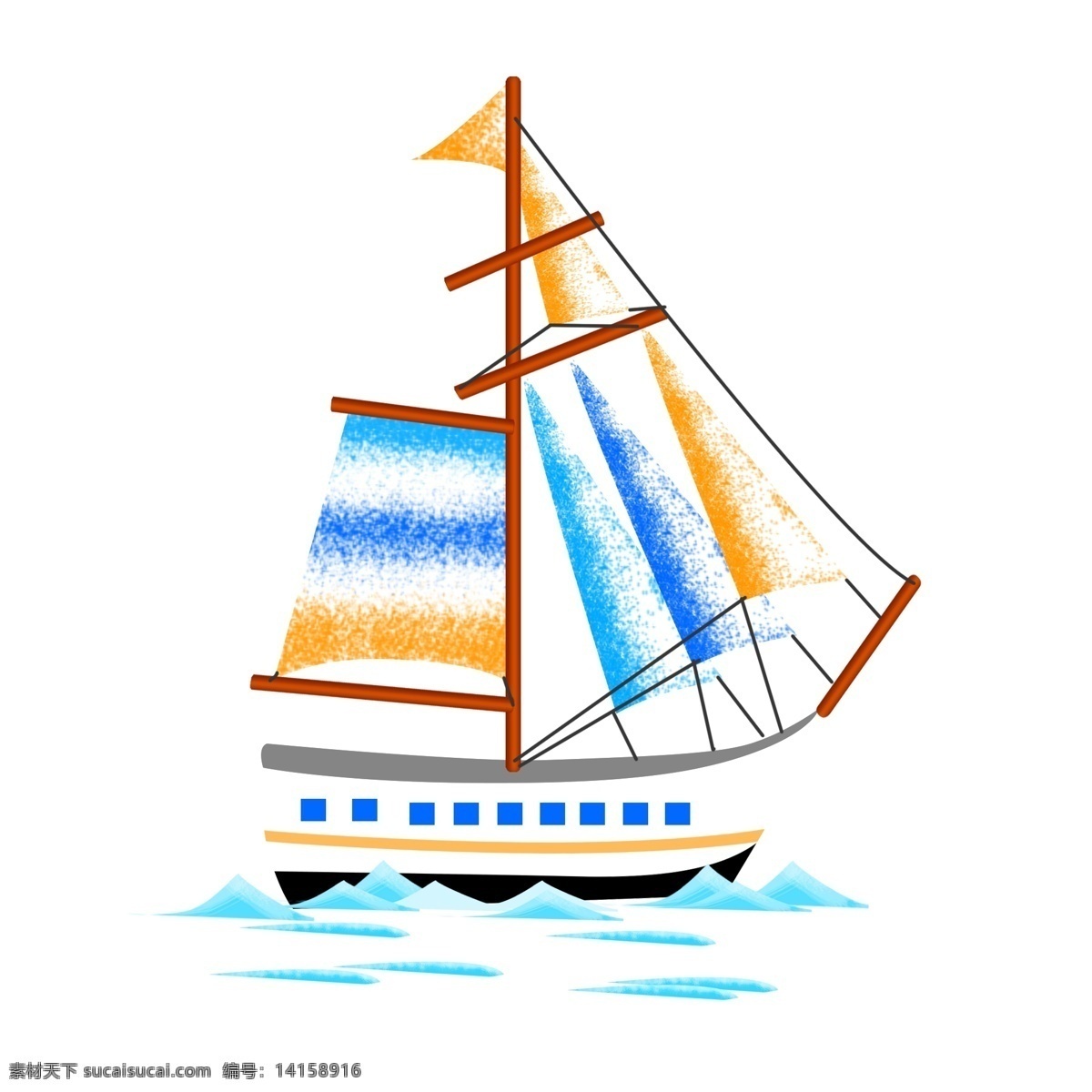 出海的帆船 帆船 小船 出海