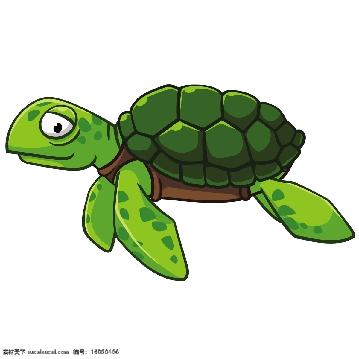 绿色 卡通 乌龟 矢量 卡通动物 乌龟绿色 乌龟卡通 动漫 卡通插画 矢量素材 动物 矢量图 卡通设计