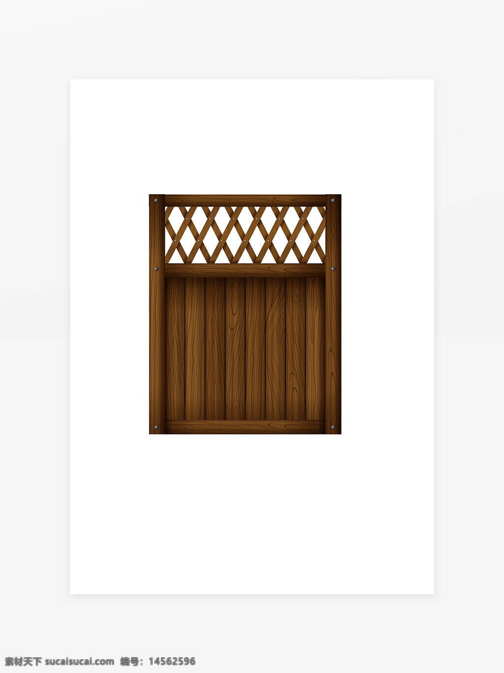 木纹 木门 栅栏 装饰门 复古门