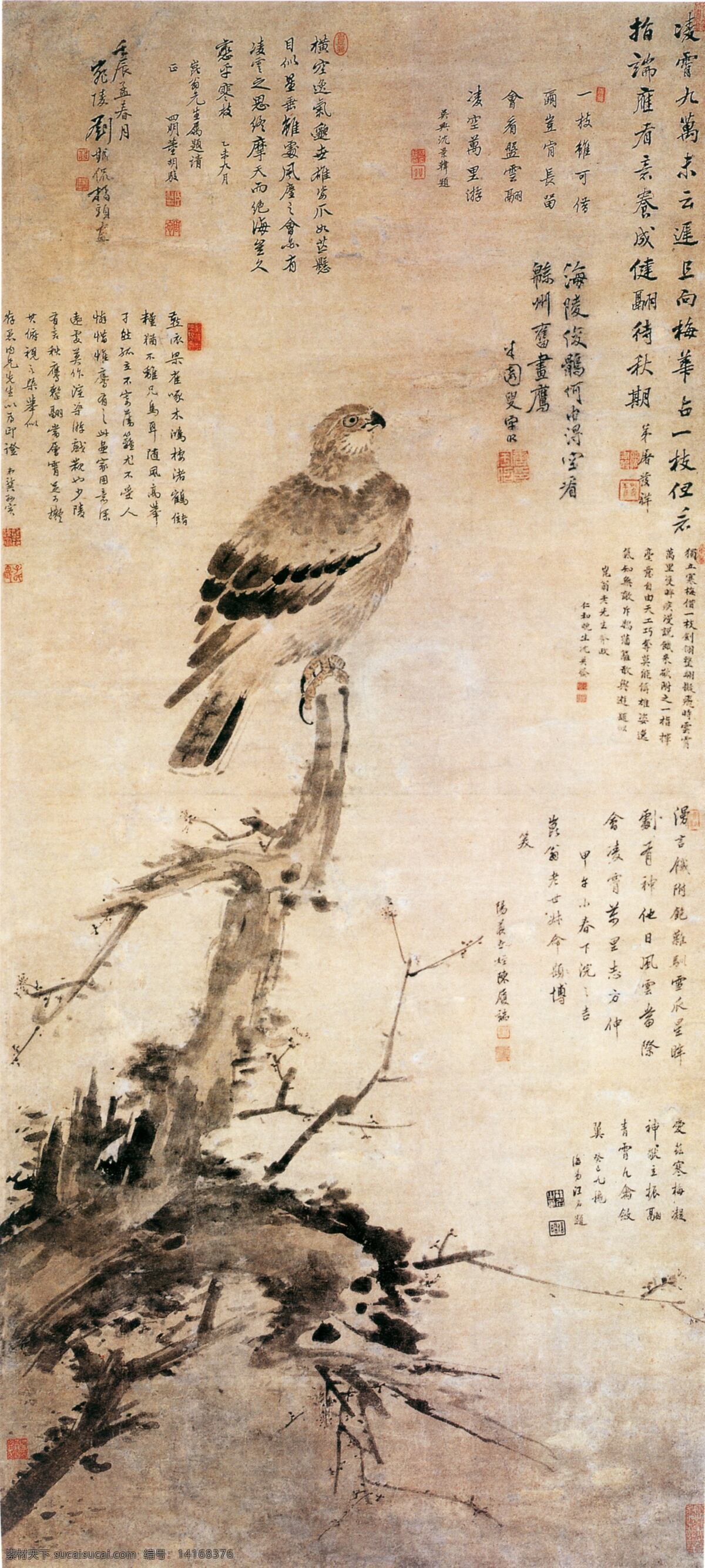 国画传世花鸟 文化艺术 绘画书法 设计图库