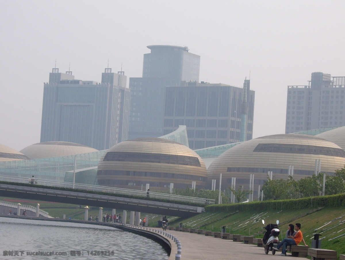 郑州 郑东新区 会展中心 建筑 新区 自然景观 建筑景观 摄影图库