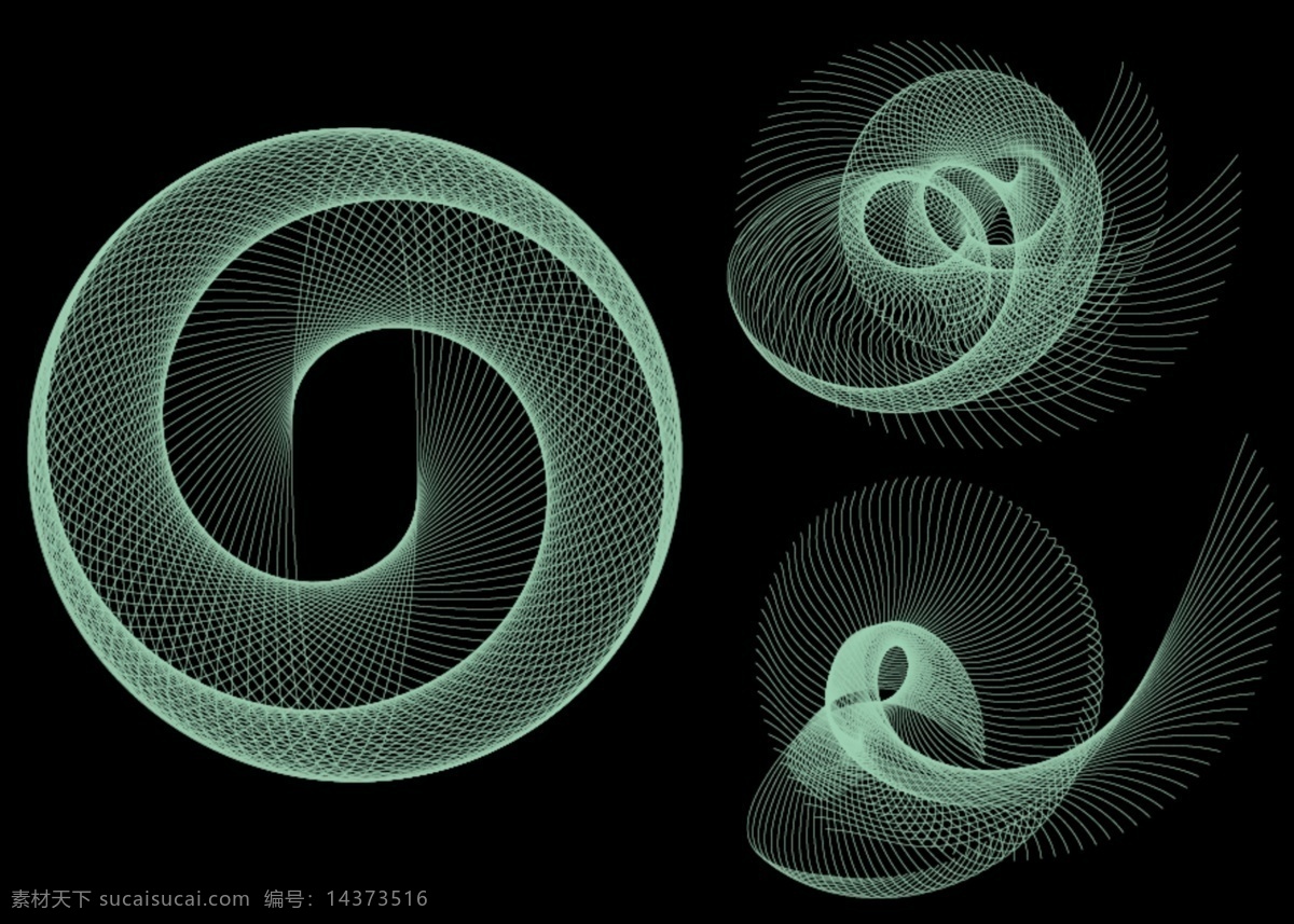 三款螺旋纹 浅色调 浅蓝色 花纹 图案 图样 分层花纹 圆形花纹 浅色调图案 清新风格 小清新 浅色格调 旋转纹 圆形回旋花纹 精细回旋纹 分层 源文件