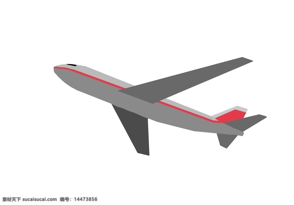 漂亮 飞机 灰色 插图 客机 飞机模型 漂亮的飞机 灰色飞机 飞机插图 飞行 飞机平面图 插画 天空