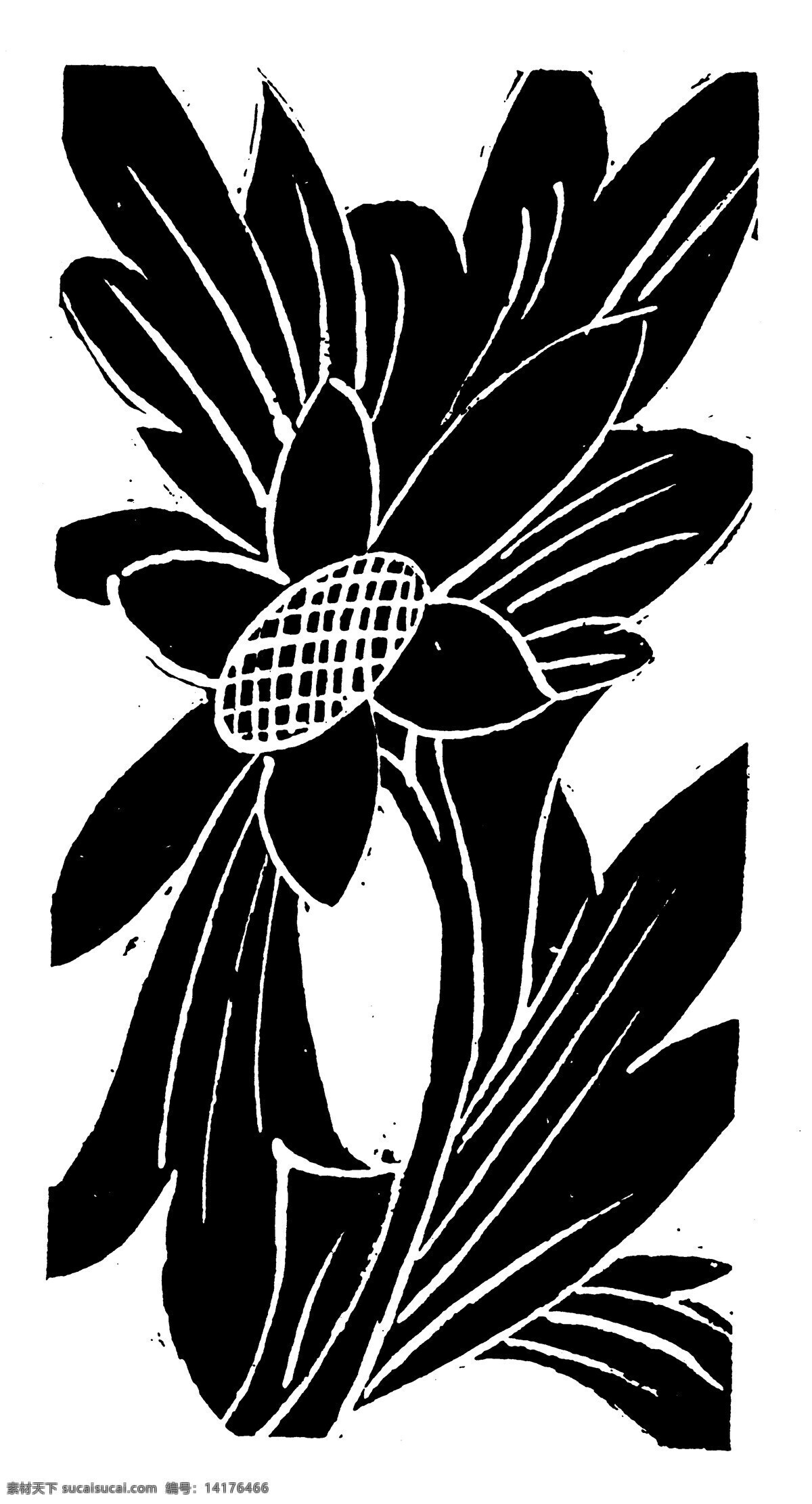 装饰图案 元明时代图案 中国 传统 图案 设计素材 书画美术 黑色