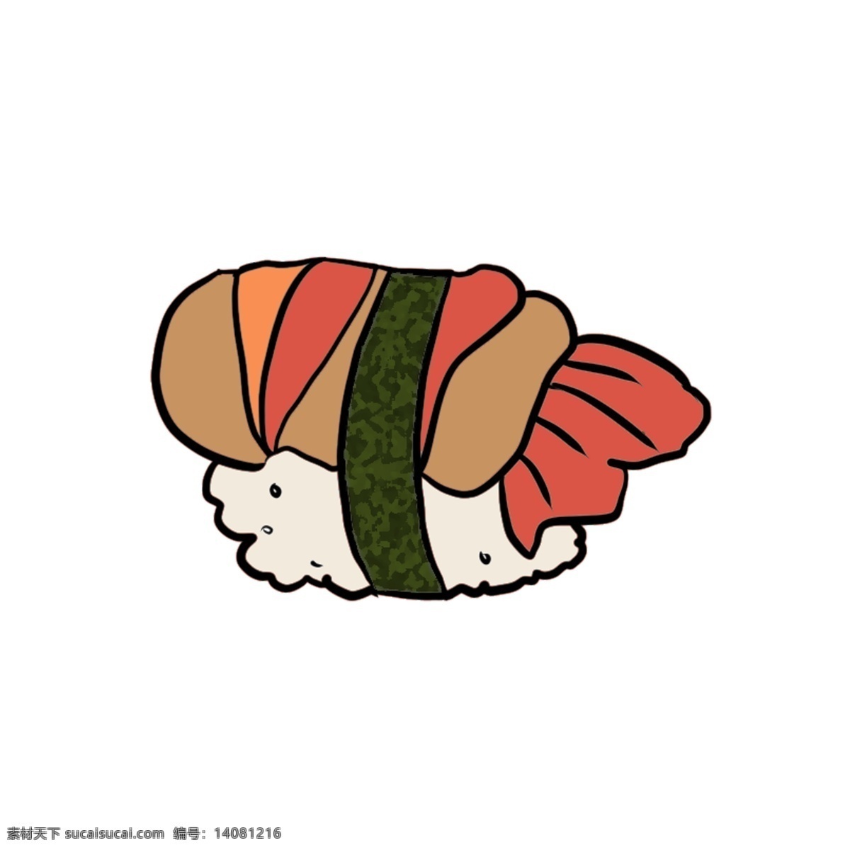美味 三文鱼 寿司 小吃 寿司插图 美味的寿司 三文鱼寿司 日本美食 寿司插画 特色小吃 食物