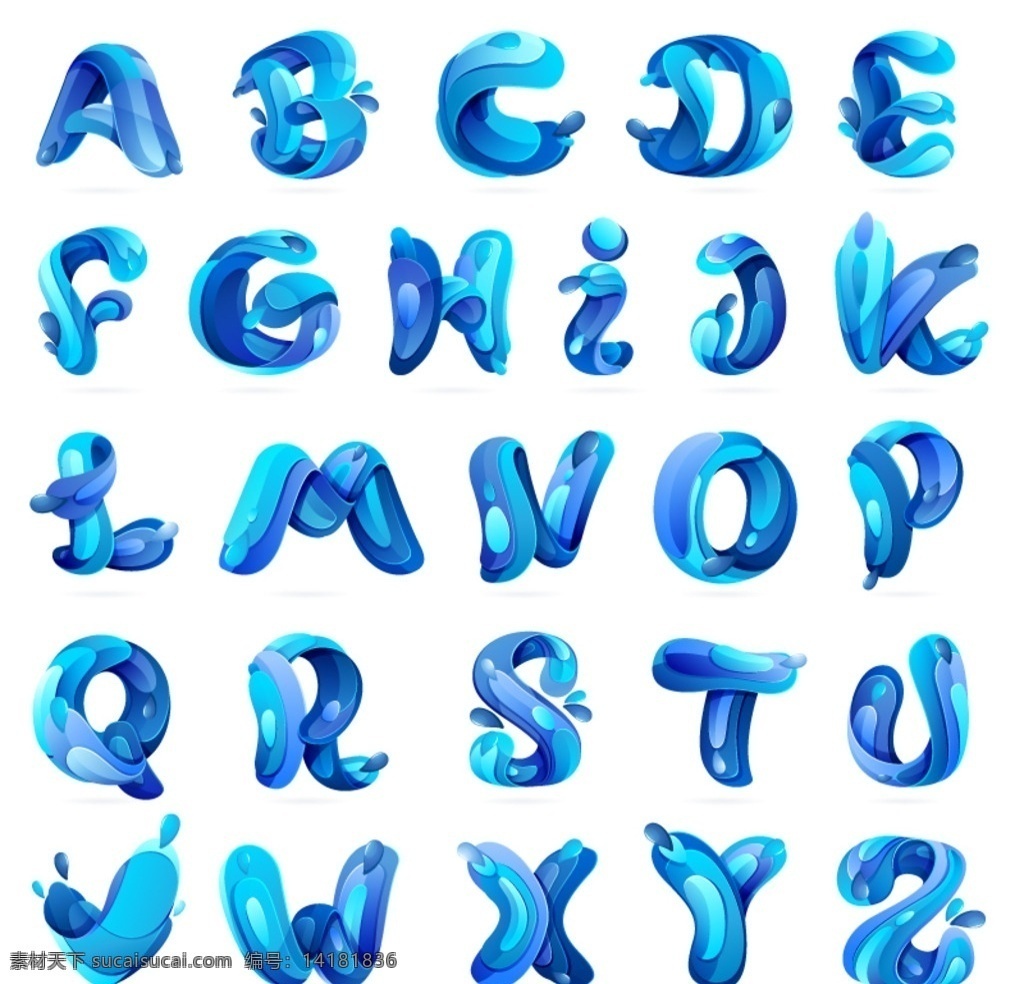 蓝色字母 字母设计 手绘字母 彩色字母 26个英文字 大小写 字母标识 拼音 创意字母 字母 英文 英文字母 26个字母 立体字母 卡通字母 动物字母 数字 标点 符号 标点符号 卡通数字 立体数字 阿拉伯数字 平面素材