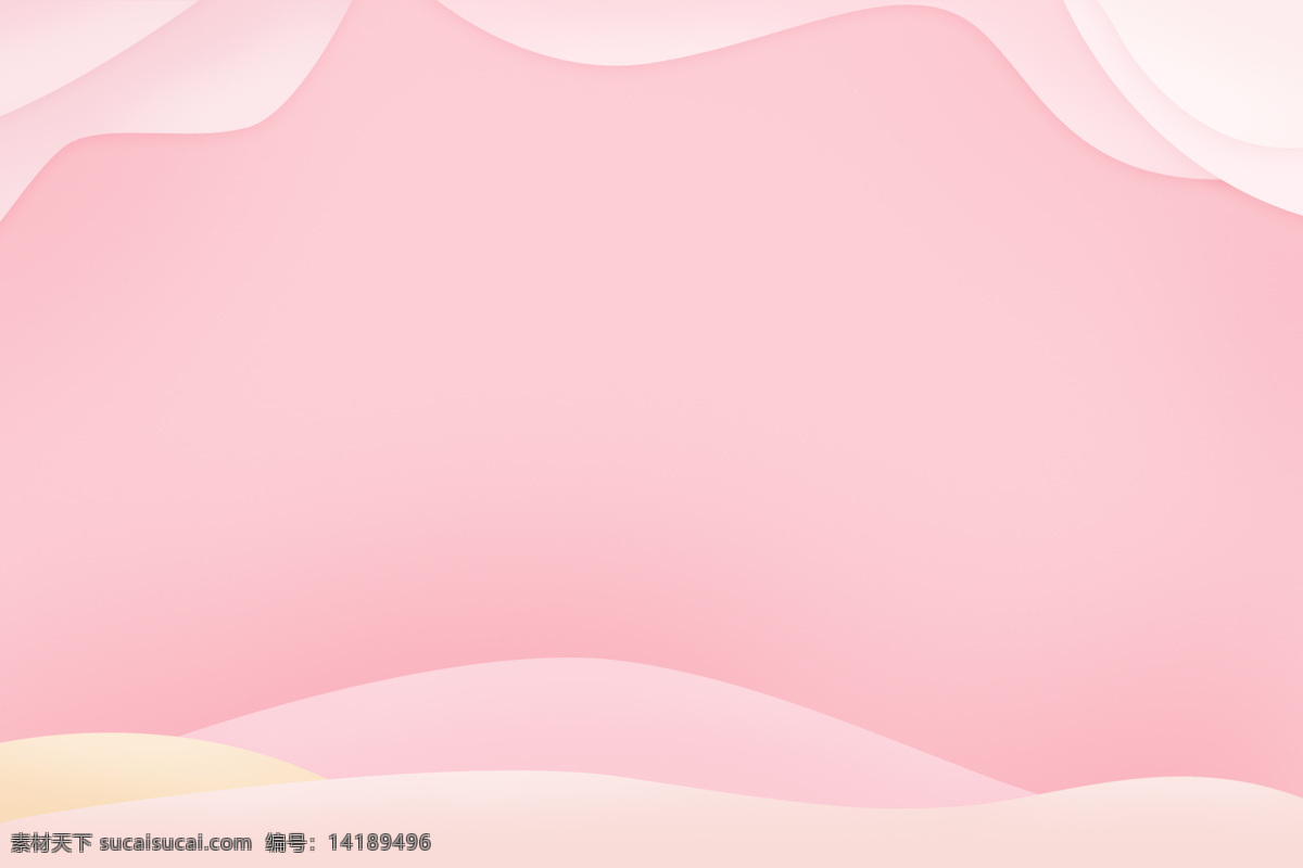 粉色 波纹 波浪 可爱 少女 背景 背景素材
